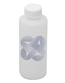 Botella de plástico alcoholera de 125ml. blanca